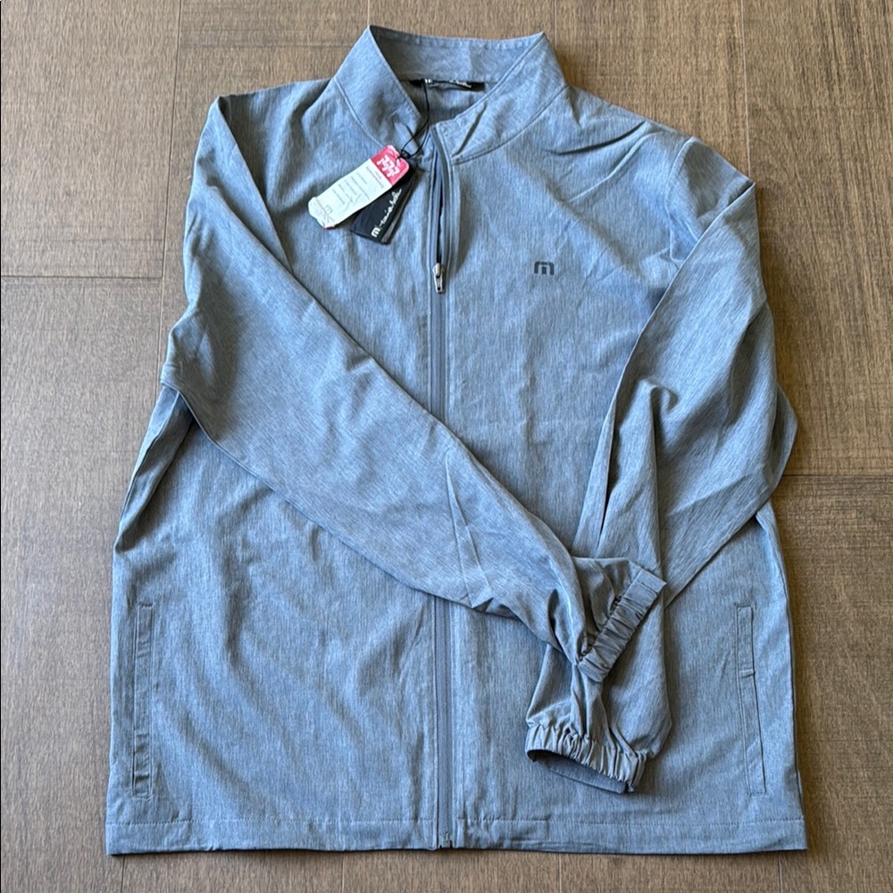 Travis Mathew Men's Gray Lightweight Golf Jacket